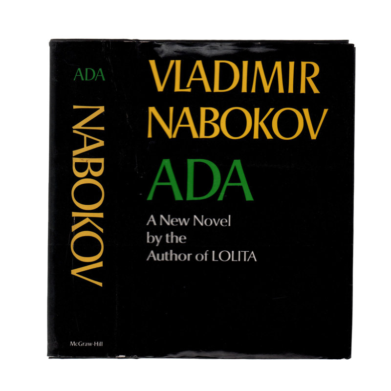Booth & Williams First Edition, Ada or Ardor a Family Chronicle by Vladimir Nabokov Authentic